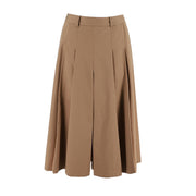 Loose Fit A-Line Skirt Pants