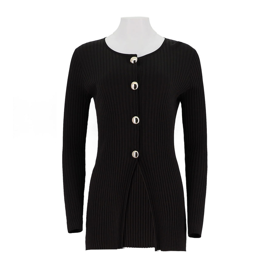 Long-Sleeve Knit Cardigan