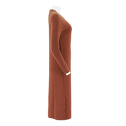 Womens Cozy Long Sleeve Maxi Dress