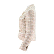 Womens Merino Wool-Blend Short Jacket