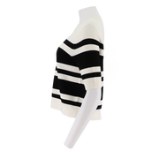 Crew Neck Striped Pullover
