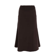 Slimming A-Line Knitted Half Cut Skirt
