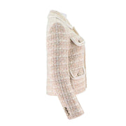Womens Merino Wool-Blend Short Jacket