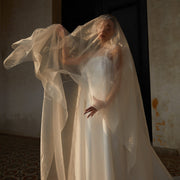 Moonlight Long Satin Wedding Dress
