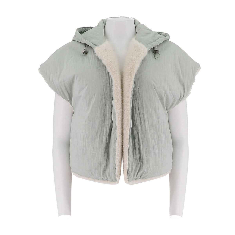 Short And Warm Woolen Vest