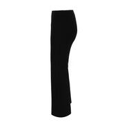 Fitted Flare Wide-Leg Trousers