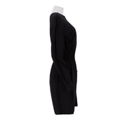 Fitted Crew Neck Long-Sleeve Dress