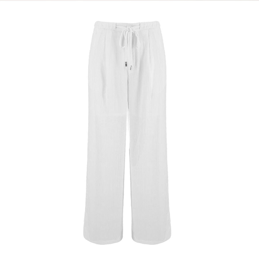 Textured Wide Leg Pants