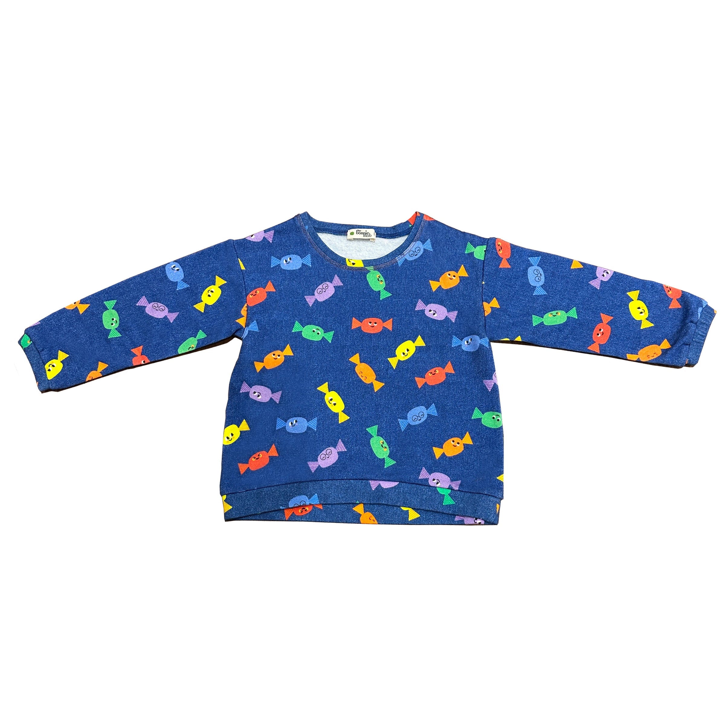 Round-Neck Long-Sleeve Fitted Top