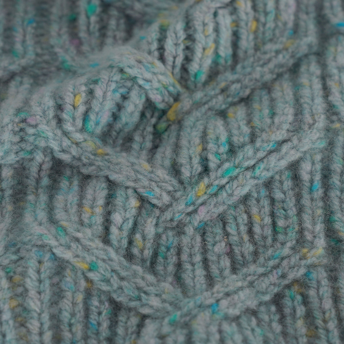 100% Cashmere Cable Combinatton Panel