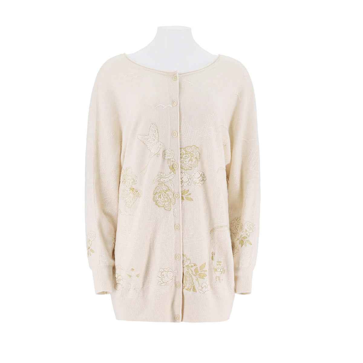 Artistic Embroidered Knitted Cardigan Jacket