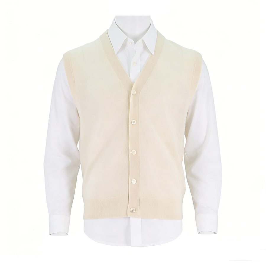 Mens Cashmere V-Neck Sweater Vest