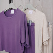 Womens Cozy Long Sleeve Boat Neck Top