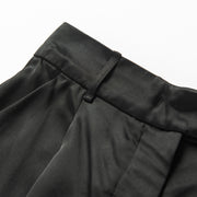 Advanced Acetic Acid Double-Sided Forged Straight Leg Pants