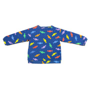 Round-Neck Long-Sleeve Fitted Top