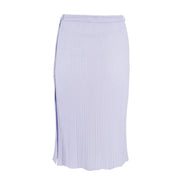 Lightweight Ribbed Knee Length Skirt