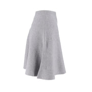 Womens Recycled Poly A-Line Knit Skirt