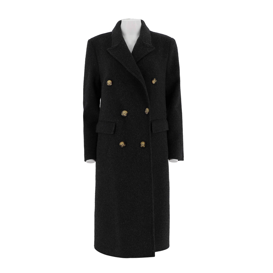 Suit Style Long Woolen Jacket