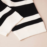 Crew Neck Striped Pullover