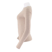 Womens Cozy Long Sleeve Boat Neck Top