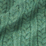 Lambswool-Blend Cable-Knit Panel