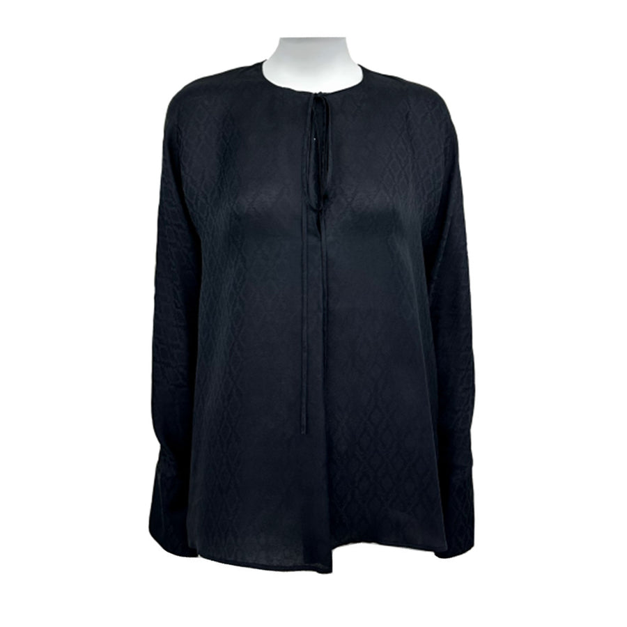 Half-Open Front Loose-Fit Shirt