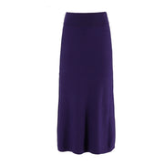 Slimming A-Line Knitted Half Cut Skirt