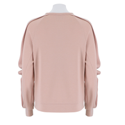 Womens Modal-Blend Ruffle Sleeve Raglan Top
