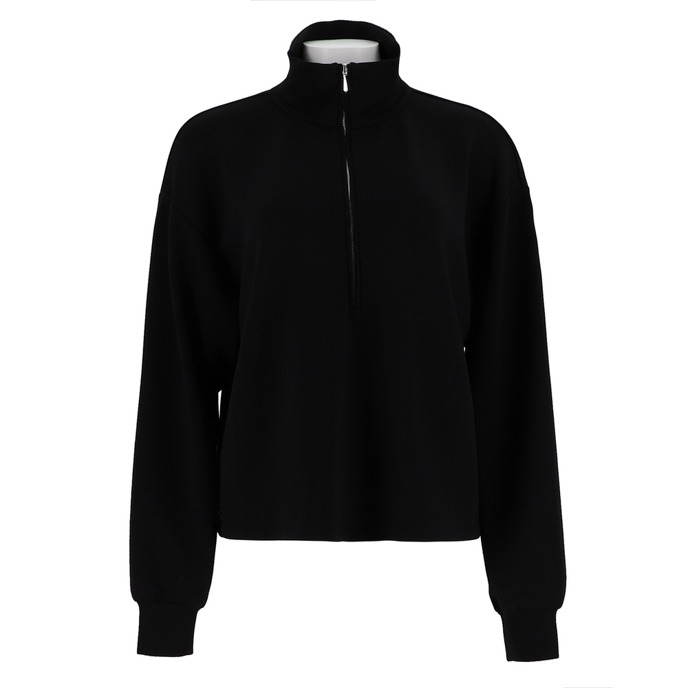 Air Layer Standing Collar Hoodie