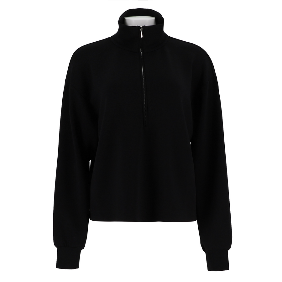 Air Layer Standing Collar Hoodie