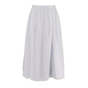 Loose Striped Midi Skirt