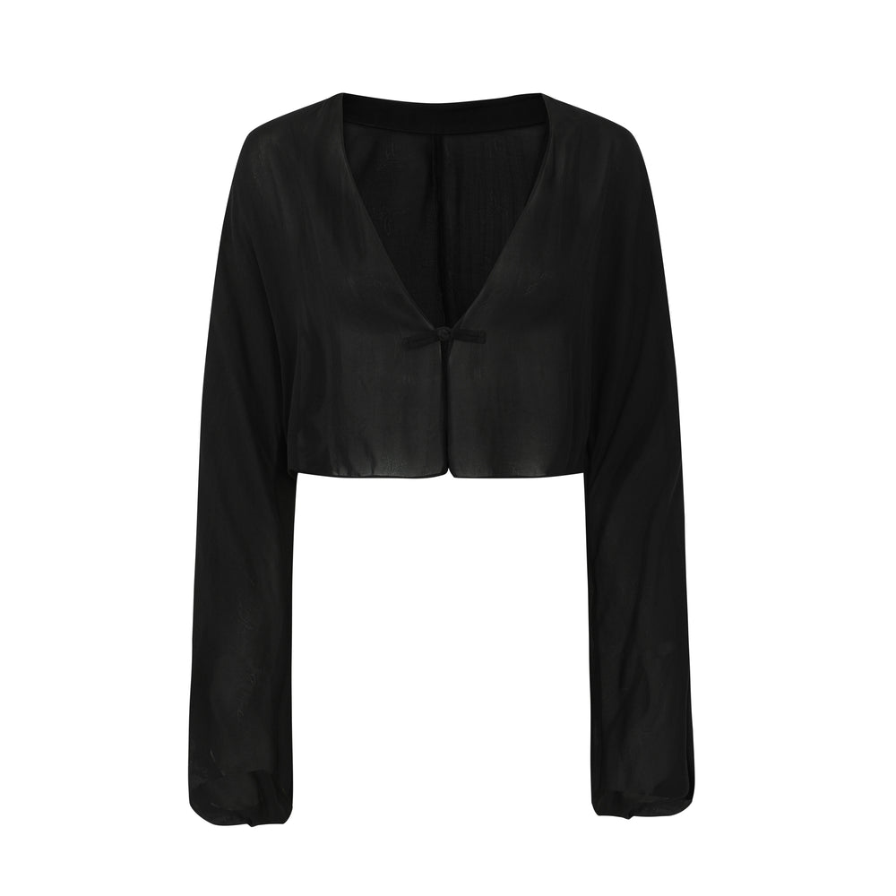 Short V-Neck Top